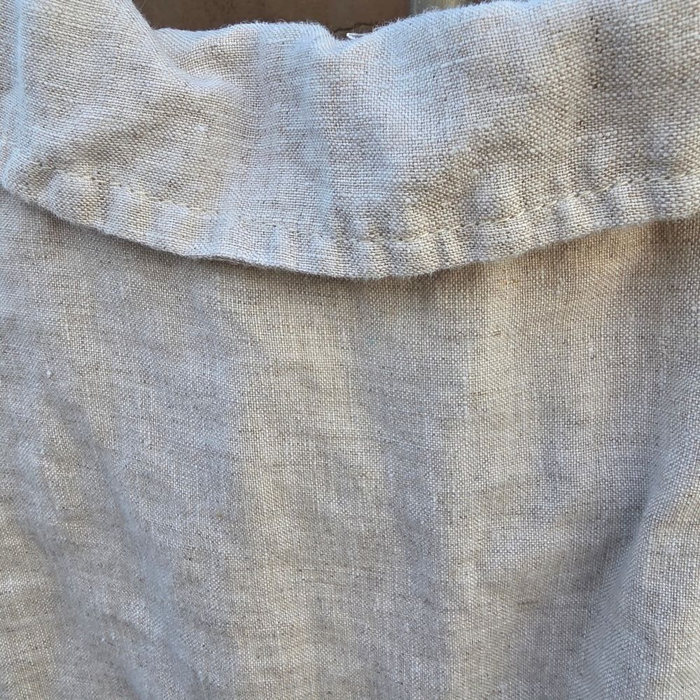 4our dreamers jenna linen shirt dress natural - Picture 10 of 10